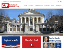 Tablet Screenshot of centregop.org